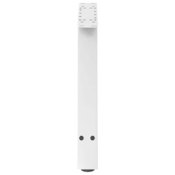 Pieds de table basse en forme de A, 2 pièces, blanc, 60 x (42-43) cm, acier 
