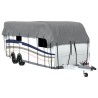 Housse de toit de caravane gris 800x300 cm tissu non tissé 