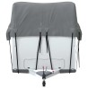 Housse de toit de caravane gris 800x300 cm tissu non tissé 