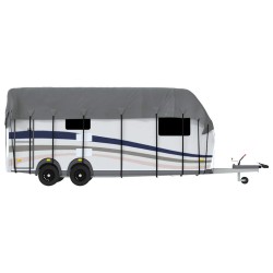Housse de toit de caravane gris 800x300 cm tissu non tissé 