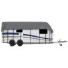 Housse de toit de caravane gris 800x300 cm tissu non tissé 
