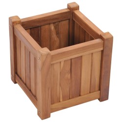 Lit surélevé 30x30x30 cm Bois de teck solide 