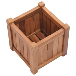 Lit surélevé 30x30x30 cm Bois de teck solide 