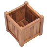 Lit surélevé 30x30x30 cm Bois de teck solide 