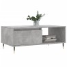 Table basse Gris béton 90x50x36,5 cm Bois d'ingénierie 