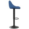 Tabouret de bar Bleu Velours 