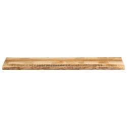 Dessus de table bord vivant 160x40x3,8 cm bois de manguier brut 