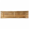 Dessus de table bord vivant 160x40x3,8 cm bois de manguier brut 