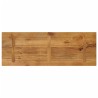 Dessus de table 140x50x3,8cm rectangulaire bois massif manguier 