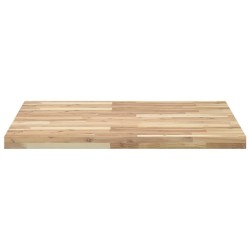 Dessus de table carré 80x80x4 cm bois massif d'acacia 