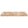 Dessus de table carré 80x80x4 cm bois massif d'acacia 