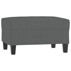 Repose-pied Gris foncé 70x55x41 cm Tissu 