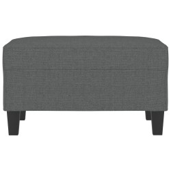 Repose-pied Gris foncé 70x55x41 cm Tissu 