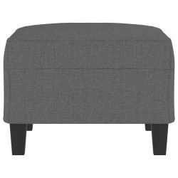 Repose-pied Gris foncé 70x55x41 cm Tissu 