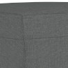 Repose-pied Gris foncé 70x55x41 cm Tissu 