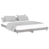 Cadre de lit sans matelas sonoma gris 180x200 cm 