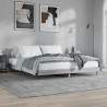 Cadre de lit sans matelas sonoma gris 180x200 cm 