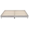 Cadre de lit sans matelas sonoma gris 180x200 cm 