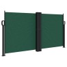 Auvent latéral rétractable vert foncé 120x1000 cm 