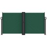 Auvent latéral rétractable vert foncé 120x1000 cm 