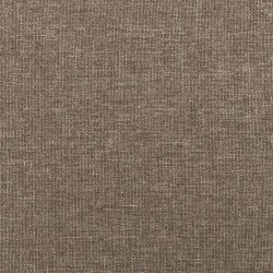 Tête de lit avec oreilles Taupe 163x16x118/128 cm Tissu 