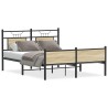 Cadre de lit sans matelas chêne sonoma 150x200 cm 