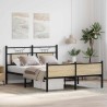 Cadre de lit sans matelas chêne sonoma 150x200 cm 