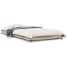Cadre de lit sans matelas chêne sonoma 90x200 cm 