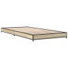 Cadre de lit sans matelas chêne sonoma 90x200 cm 