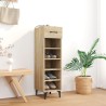 Armoire à chaussures Chêne Sonoma 30x35x105cm Bois d'ingénierie 