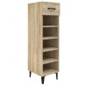 Armoire à chaussures Chêne Sonoma 30x35x105cm Bois d'ingénierie 