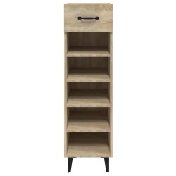Armoire à chaussures Chêne Sonoma 30x35x105cm Bois d'ingénierie 