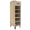 Armoire à chaussures Chêne Sonoma 30x35x105cm Bois d'ingénierie 