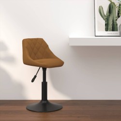 Tabouret de bar Marron Velours 