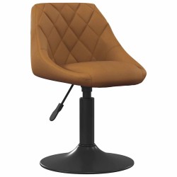 Tabouret de bar Marron Velours 