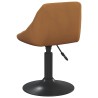 Tabouret de bar Marron Velours 
