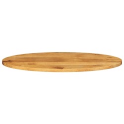 Dessus de table 120x50x2,5 cm ovale bois massif de manguier 