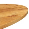 Dessus de table 120x50x2,5 cm ovale bois massif de manguier 