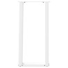 Pieds de table console en U, 2 pièces, blanc, 28 x (72-73) cm, acier 