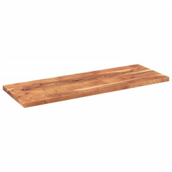 Dessus de table 140x60x2,5cm rectangulaire bois massif d'acacia 