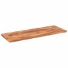 Dessus de table 140x60x2,5cm rectangulaire bois massif d'acacia 