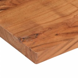 Dessus de table 140x60x2,5cm rectangulaire bois massif d'acacia 