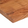 Dessus de table 140x60x2,5cm rectangulaire bois massif d'acacia 