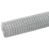 Grillage pour volière acier galvanisé 10x1,5 m argenté 