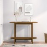 Table console Marron miel 110x40x80 cm Bois massif de pin 