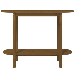 Table console Marron miel 110x40x80 cm Bois massif de pin 