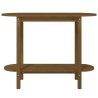 Table console Marron miel 110x40x80 cm Bois massif de pin 