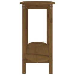 Table console Marron miel 110x40x80 cm Bois massif de pin 