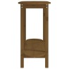 Table console Marron miel 110x40x80 cm Bois massif de pin 