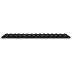 Cadre de lit sans matelas noir 140x190 cm bois de pin massif 